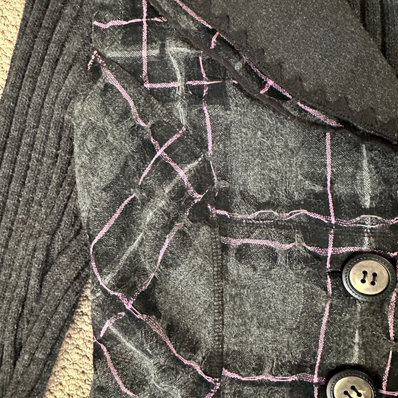 VEX Collection Jacket Wirh Rib Knit Sleeves and Back - Picture 9 of 12